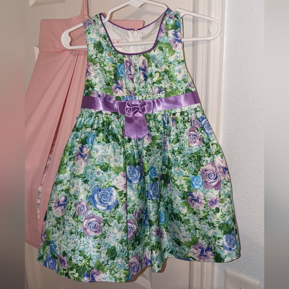 3/$30 Authentic Jessica Ann Size 18 Months Baby 2-Piece Dress and Bummies Set